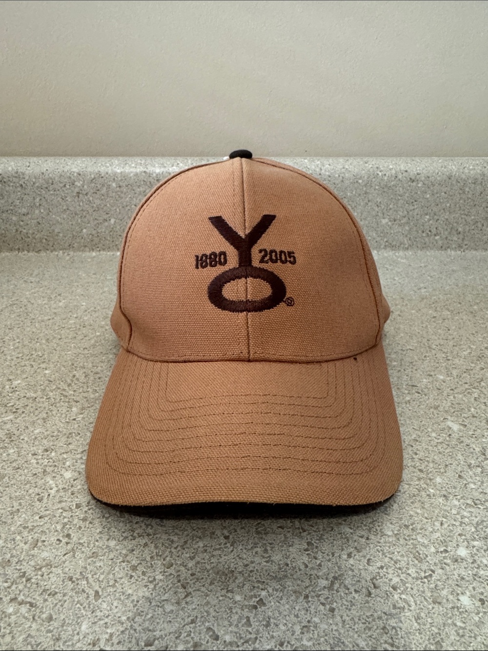 YO Ranch Embroidered 125th Anniversary Brown Baseball Cap